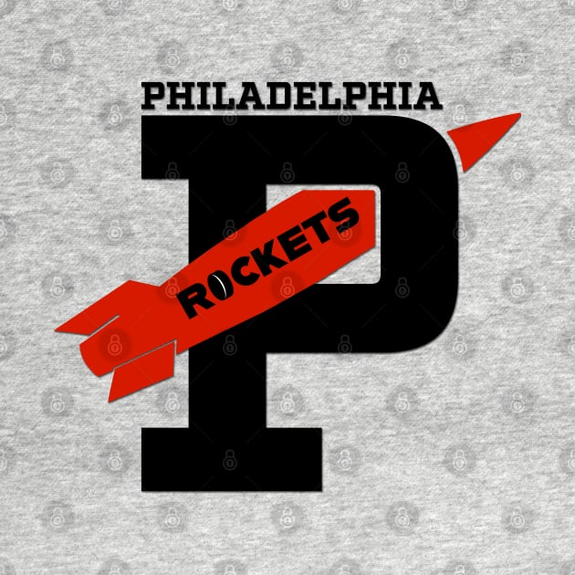 Retro Philly Rockets Hockey 1949 by LocalZonly